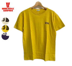 WAREHOUSE　ウエアハウス　4091 Tシャツ　USN SKIVVY SHIRTS U.S.N. 88