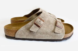 BIRKENSTOCK　ビルケンシュトック　Zurich　チューリッヒ　SFB Suede Leather Taupe トープ スエードレザー