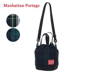 Manhattan Portage　マンハッタンポーテージ　Iona Island Shoulder Bag Plaid Collection　巾着　ショルダーバッグ　（XSサイズ）MP1423PLAID21