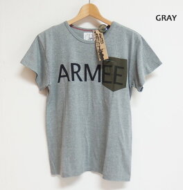 【SALE】【50%OFF】afterdark　アフターダーク　Short Sleeve Tee Shirts　ポケットTシャツ（ARMEE）