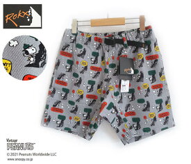 【50%OFF】Rokx　ロックス　PEANUTS CLIMBING SHORT　ロックス×ピーナッツ ショートパンツ