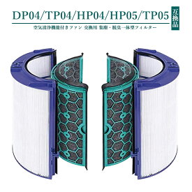 【即納】ダイソン DP04 TP04 HP04 HP05 TP05 交換用フィルター Pure Hot Cool ダイソン 空気清浄機能付タワーファン 空気清浄ファンヒーター 抗菌フィルター 脱臭フィルター HEPA集塵フィルター【互換品/1個入り】