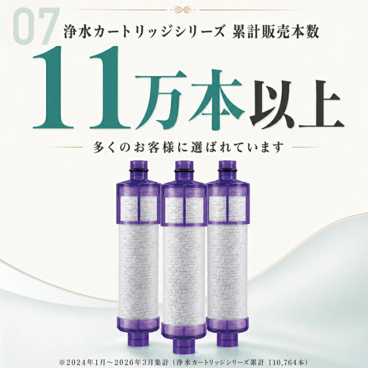 一箱か二箱かで、値段が変わります】交換用浄水カートリッジ標準タイプ 