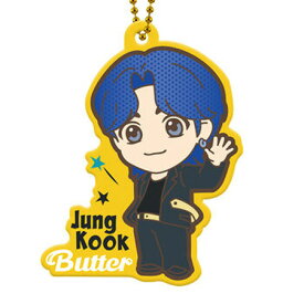 送料無料 TinyTAN ラバマスグミ Jung Kook 単品 ジョングク BTS 防弾少年団 Butter 食玩 ガシャポン グッズ ストラップ カプセル バンダイ 誕プレ レア フィギュア ご当地 キャラ マスコット