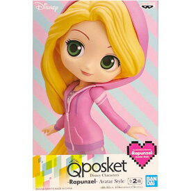 送料無料 Q posket Disney Characters Rapunzel Avatar Style ラプンツェル レアカラー 塔の上のラプンツェル ディズニー フィギュア アニメ プライズ バンプレスト グッズ ストラップ 誕プレ 模型 おもちゃ