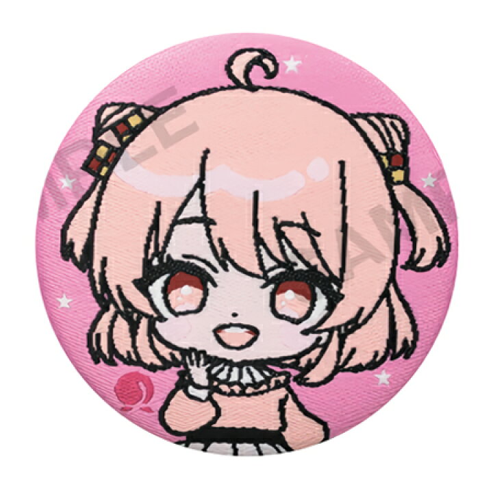 楽天市場】送料無料 カラフルピーチ 刺繍缶バッジ のあ 単品 からぴち  