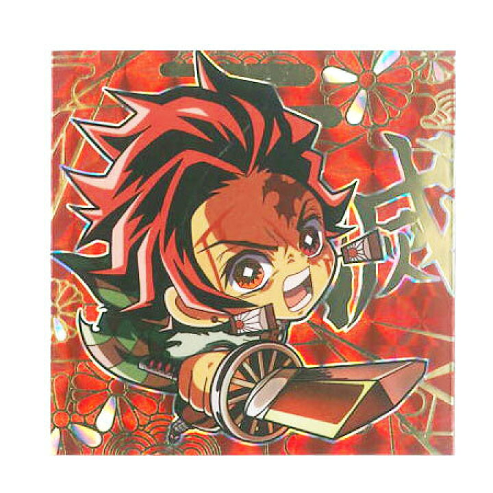 楽天市場】送料無料 鬼滅の刃 ディフォルメシールウエハース 1-21 赤  