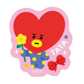 送料無料 BTS BT21 グミ ダイカットステッカー BT21-6 TATA (Thank You) 単品 防弾少年団 食玩 LINE FRIENDS ビーティー バンダイ グッズ シール ユニバースター