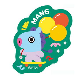 送料無料 BTS BT21 グミ ダイカットステッカー BT21-7 MANG (Thank You) 単品 防弾少年団 食玩 LINE FRIENDS ビーティー バンダイ グッズ シール ユニバースター