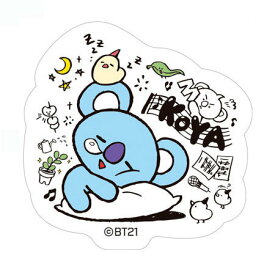 送料無料 BTS BT21 グミ ダイカットステッカー BT21-21 KOYA (DOODLE) 単品 防弾少年団 食玩 LINE FRIENDS ビーティー バンダイ グッズ シール ユニバースター