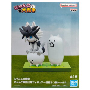 送料無料 にゃんこ大戦争 にゃんこ軍団出陣フィギュア 超極ネコ祭 vol.4 幼獣ガオ タンクネコ 単品 フィギュア アニメ キャラ ゲーム プライズ バンプレスト グッズ 模型 おもちゃ