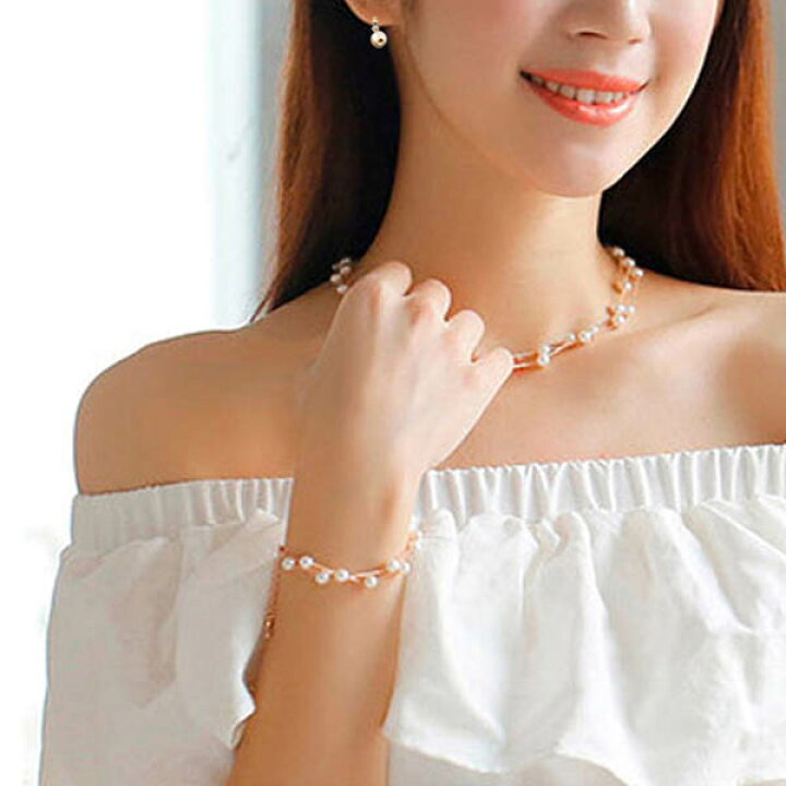 楽天市場】クィーンパールジュエリー 3点セット（ピアス＆ネックレス  