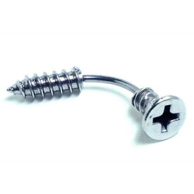 [ 16G 細い へそピアス ] ネジ 16ゲージ おもしろ 面白い 臍ピアス ヘソピアス バナナバーベル カーブバーベル サージカルステンレス316L 低アレルギー メンズ レディース ボディピアス アイブロー 眉 ボディーピアス ファーストピアス セカンドピアス トップダウン