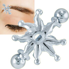 サンフレア ストレートバーベル 16ゲージ 16G 軟骨ピアス アンテナ ヘリックス 眉ピアス アイブロウ アイブロー ボディピアス メンズ レディース シールド デコレーション 低アレルギー サージカルステンレス316L 太陽 細いゲージ おもしろ 18Gに変更可能