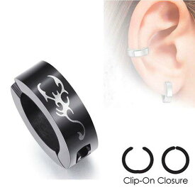 楽天市場 黒リングピアスメンズの通販