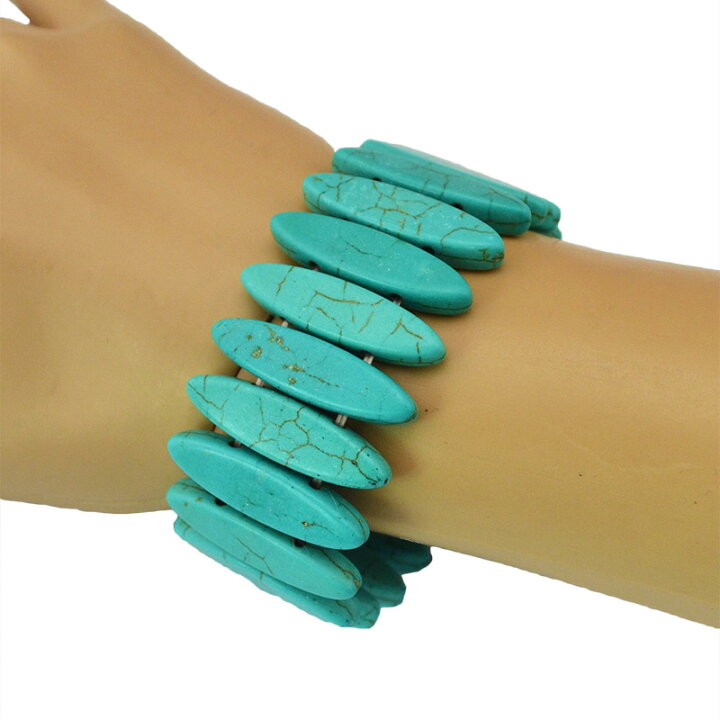 楽天市場】ターコイズ バングル アームレット トルコ石 天然石  