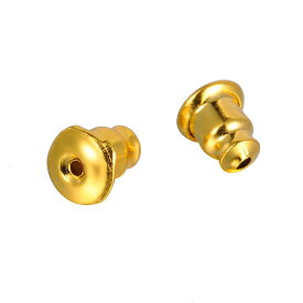 ゴールドステンレスキャッチ（タワー） ピアス パーツ サージカルステンレス DIY用 スタッド キャッチパーツ ステンレスピアス 金メッキ 抜けにくくつけやすい 扱いやすい 手芸 止め具 留め具 手作り クラフト 材料 金色 綺麗 男性 女性 趣味 自分で作る
