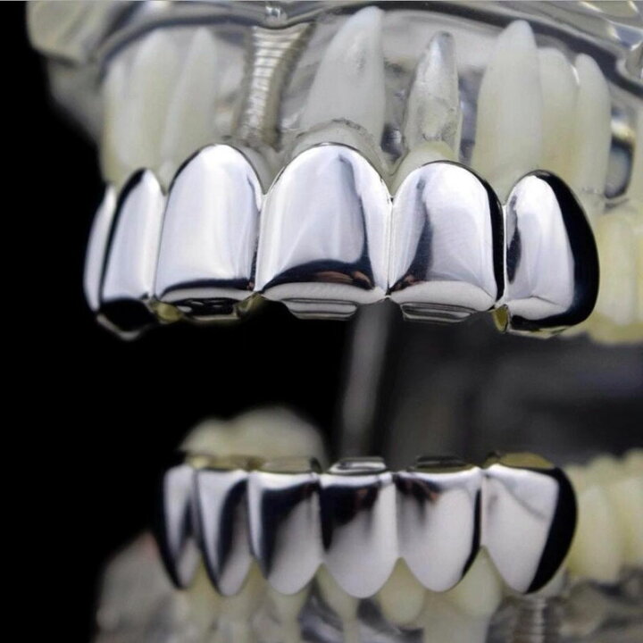 楽天市場】金歯 銀歯 シルバー ゴールド ヒップホップ 上下1セット  