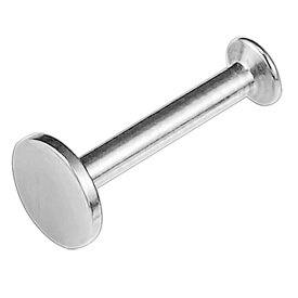 [ 16G 高品質 チタングレード23 ボディピアス逆ネジ ] チタン 内ネジ フラットラブレット ボディーピアス 16ゲージ インターナル ニッケルフリー チタン メンズ レディース 平ら 小さいミニ スモール 丸型 フラット チタン素材 痛くない ファーストピアス 軟骨 シンプル