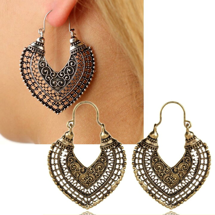 楽天市場】アジアンハートフープピアス 1ペア 20G 20ゲージ リング  