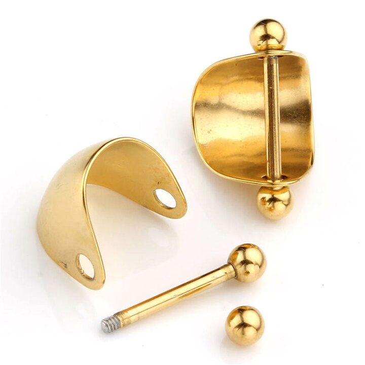 楽天市場】ステンレスシールドヘリックス 16ゲージ 16G ボディピアス  