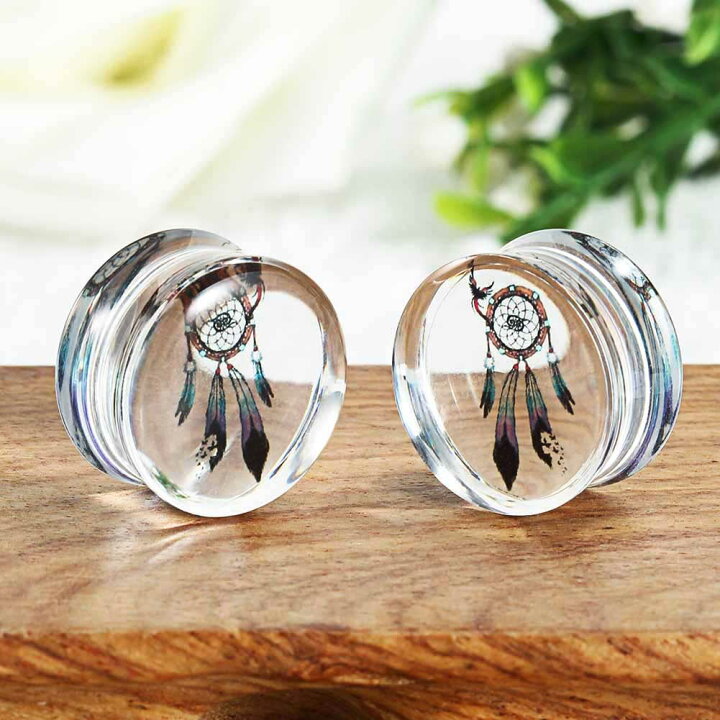 楽天市場】[透明 アクリルプラグ ボディピアス 0G 00G 12mm] 3D 