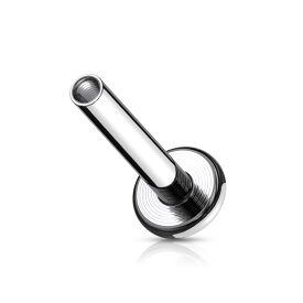 [ボディピアス シャフトパーツのみ 14G DIY ] SUS316Lインターナルラブレットシャフト 1個販売 14ゲージ サージカルステンレス316L ボディーピアス 軸 単品 内ネジ 逆ネジ シルバー 銀色 クラフト 組み替え 紛失 メンズ レディース 口 クチ 軟骨 トラガス ヘリックス 定番