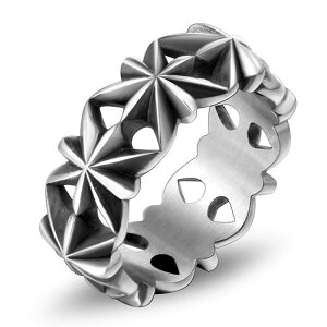 ワイドスターライトステンレスリング(LRC080)サイズ/22号 輝き 星 スクロール シルバー 銀色 ティンクル 指輪 サージカルステンレス316L製 プレゼント ギフト ペアリング メンズ レディース