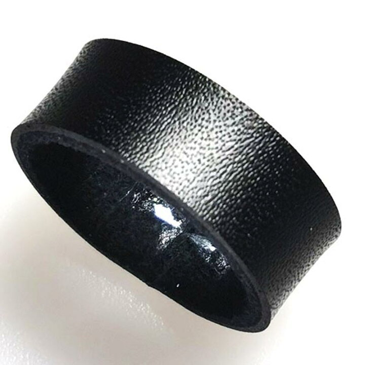 楽天市場 パンクレザーリング 1個販売 サイズ 23号 黒革の指輪 ブラックレザー 黒い皮 メンズ レディース ペアリング 親指 薬指 中指 人差し指 小指 ペアリング サムリング ピンキーリング パンク ロック 男性 女性 男子 女子 人気 プレゼント ギフト シンプル 人気