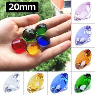 20mm クリスタルダイヤモンドカットガラスディスプレイ（クリア/透明） 1個販売 ディスプレイ ショーケー…