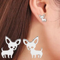 楽天市場】チワワ（モチーフ動物）（ピアス｜レディースジュエリー  