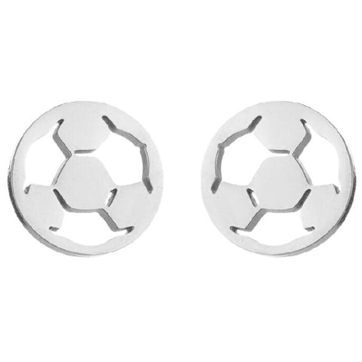 楽天市場 サッカーボール ステンレスピアス 1ペア フットボール サッカー部 フットサル セパタクロー 球技大会 部活 マネージャー 選手 運動 競技 大会 スポーツ 男 女 シルバー メンズ レディース 男性 女性 g ゲージ 耳 軟骨 キャッチピアス スタッドピアス
