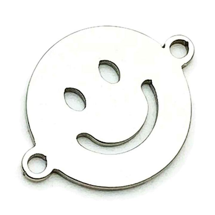 楽天市場 スマイルくんコネクトステンレスパーツ 1個販売 スマイル君 スマイルくん ニコちゃん にこちゃん 笑顔 フェイス ジョイントパーツ コネクター 2穴 ブレスレット アンクレット マルカン つなぐ Diy 手作り プレート 繋ぐ ハンドメイド 部品 金具 メンズ 楽天市場 スマイルくんコネクトステンレスパーツ 1個販売 スマイル君 スマイルくん ニコちゃん にこちゃん 笑顔 フェイス ジョイントパーツ コネクター 2穴 ブレスレット アンクレット マルカン つなぐ Diy 手作り プレート 繋ぐ ハンドメイド 部品 金具 メンズ