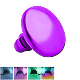 [14G用 内ネジ用 ボディピアス キャッチ] チタン 内ネジ式ディスク インターナル ネジパーツ 14ゲージ チタングレード23 G23 逆ネジ バーベル用 ラブレット用 ダーマルアンカー用 サーフェイス用 組換 丸型 丸い ボディーピアス メンズ レディース ニッケルフリー 円盤型