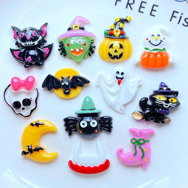 楽天市場】ハロウィンゴースト アクリルパーツ 1個 ハロウィーン 