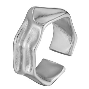 シルバーエンボスステンレスリング(RRR033)サイズ/19号/20号/21号/22号/23号/24号 フリーサイズ 指輪 サージカルステンレス316L メンズ レディース ペアリング プレゼント ファランジリング ペア