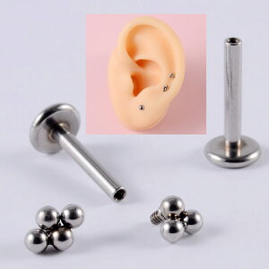 [ 16G �C���^�[�i�� �t�l�W] �ۂ��ۂ��ۂ����l�W���u���b�g �{�f�B�s�A�X 16�Q�[�W 1.2mm 16ga �T�[�W�J���X�e�����X316L�� �^�J �C���^�i���[ �����Y ���f�B�[�X � �w���b�N�X �R���N ���[�N 