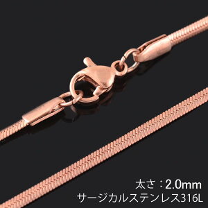 [T[WJXeX316L ] sNS[htbg약lbNX`F[ (F2mm) ׂ X XeX`F[ `[J[  약 Y fB[X lC v[g Mt