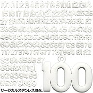 DIY用 穴あき数字チャームパーツ 1個販売 ワイヤー用 メンズ レディース ナンバー 年齢 誕生日 記念日 ペ…