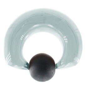 [6G 4G 2G 0G 00G ボディーピアス] ガラス製 キャプティブビーズリング（クリア） 透明 ボディピアス 1個販売 メンズ レディース 6ゲージ 4ゲージ 2ゲージ 0ゲージ 00ゲージ プレゼント 彼氏 彼女 黒いゴムキャッチ 耳 イヤーロブ 軟骨 ヘリックス リング型 CBR BCR