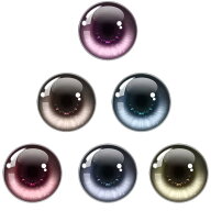 カラフルドールアイ カボーションガラスパーツ 10mm 12mm 14mm 16mm 18mm 20mm 25mm 30mm 35mm 40mm アク…
