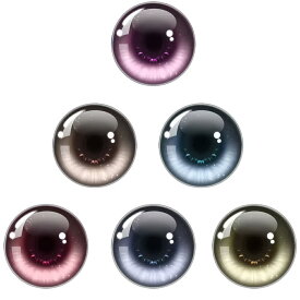 カラフルドールアイ カボーションガラスパーツ 10mm 12mm 14mm 16mm 18mm 20mm 25mm 30mm 35mm 40mm アクセサリー ピアス イヤリング デコレーション クラフト DIY 手作り 趣味 カボション 人形の眼 ぬいぐるみの目 眼球 修理 ブルー ピンク パープル グリーン グレー