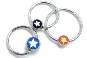 [ IV O^ {fBsAX 14G ] J[X^[r[YO 14Q[W 8mm{[  Y fB[X T[WJXeX316L LveBur[YO LveBuO CBR BCR V