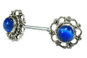 [�V���o�[�s�A�X]����������L���b�c�A�C�X�^�b�h�s�A�X/1�y�A�̔� ���� �L���b�`�s�A�X �V���o�[925 �X�g�[�� �V�R�� �X�^�[�����O�V���o�[ �����Y ���f�B�[�X ���� �I���W�i�� �� � 20G 2