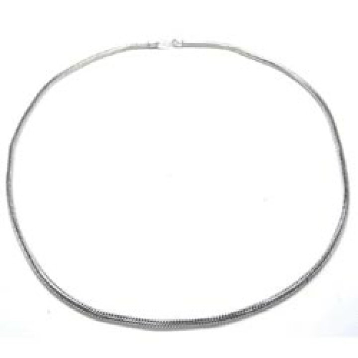 楽天市場】蛇腹ネックレスチェーン（M） シルバー925 スターリング