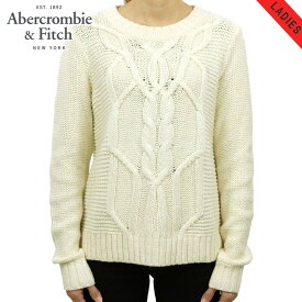 40%OFFクーポンセール 【利用期間 6/4 20:00～6/11 1:59】 アバクロ セーター レディース 正規品 Abercrombie＆Fitch CABLE KNIT SWEATER 150-490-0800-100 D00S20 父の日 プレゼント ラッピング