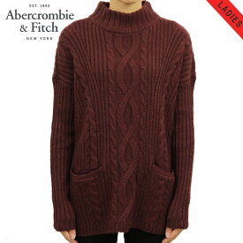 40%OFFセール 【販売期間 6/4 20:00～6/11 1:59】 アバクロ セーター レディース 正規品 Abercrombie＆Fitch BOXY CABLE TURTLENECK SWEATER 150-490-0797-520 D00S20 父の日 プレゼント ラッピング