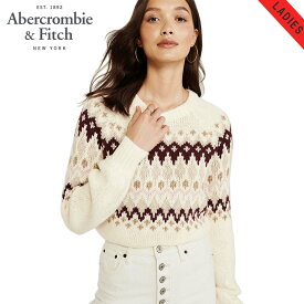 アバクロ セーター レディース 正規品 Abercrombie＆Fitch クルーネックセーター Cable Crew Sweater 150-490-1199-109