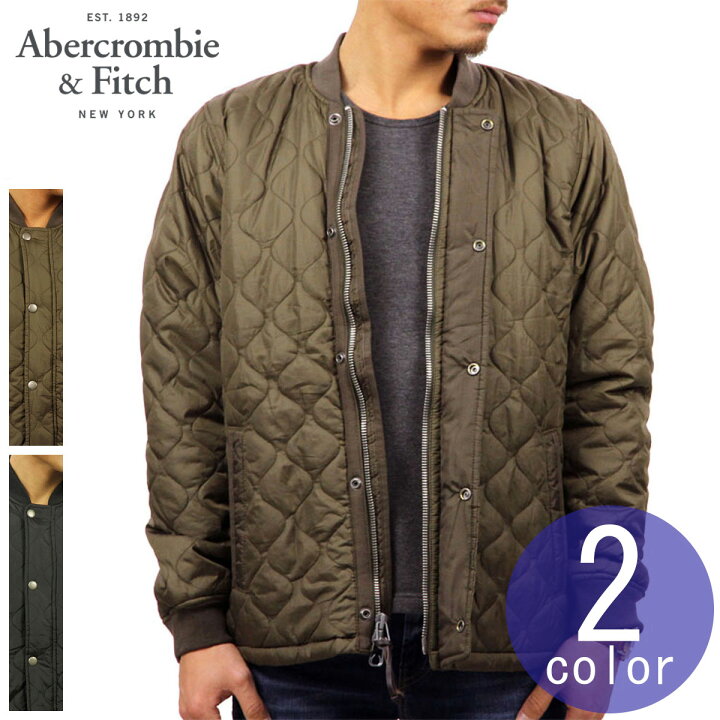 楽天市場 アバクロ アウター メンズ 正規品 Abercrombie Fitch ジャケット キルティング ボンバー ジャケット Sherpa Quilted Bomber 父の日 22 ブランド品セレクトショップ Mixon