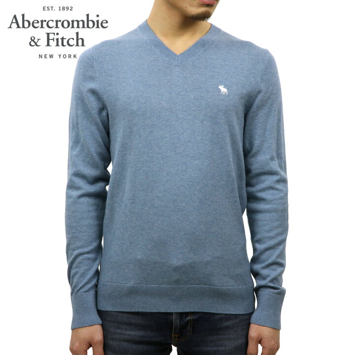 楽天市場 アバクロ セーター メンズ 正規品 Abercrombie Fitch Vネックセーター Icon V Neck Sweater 1 1 10 2 父の日 22 ブランド品セレクトショップ Mixon